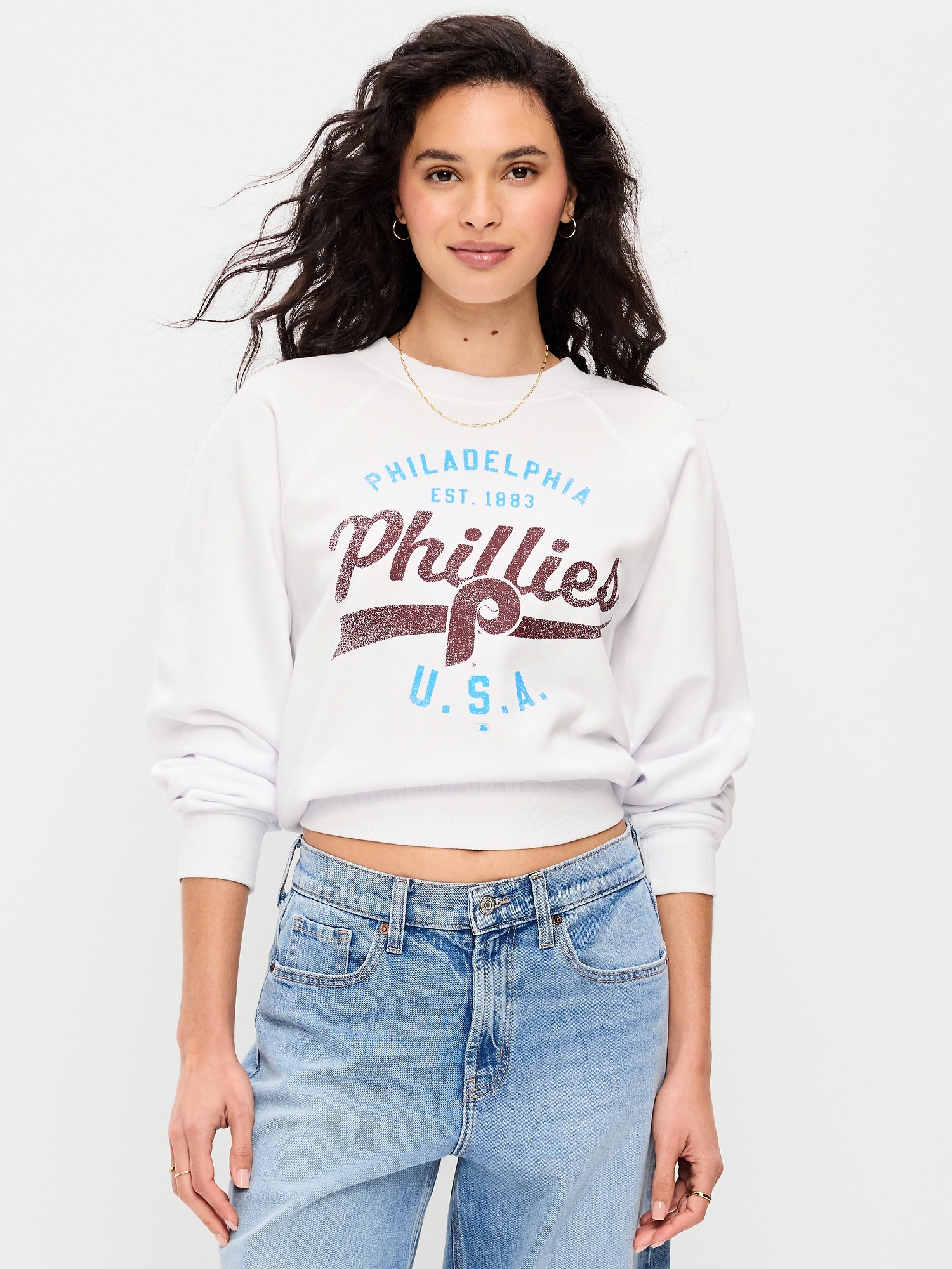 Philadelphia Phillies Raglan Sweatshirt for Women
