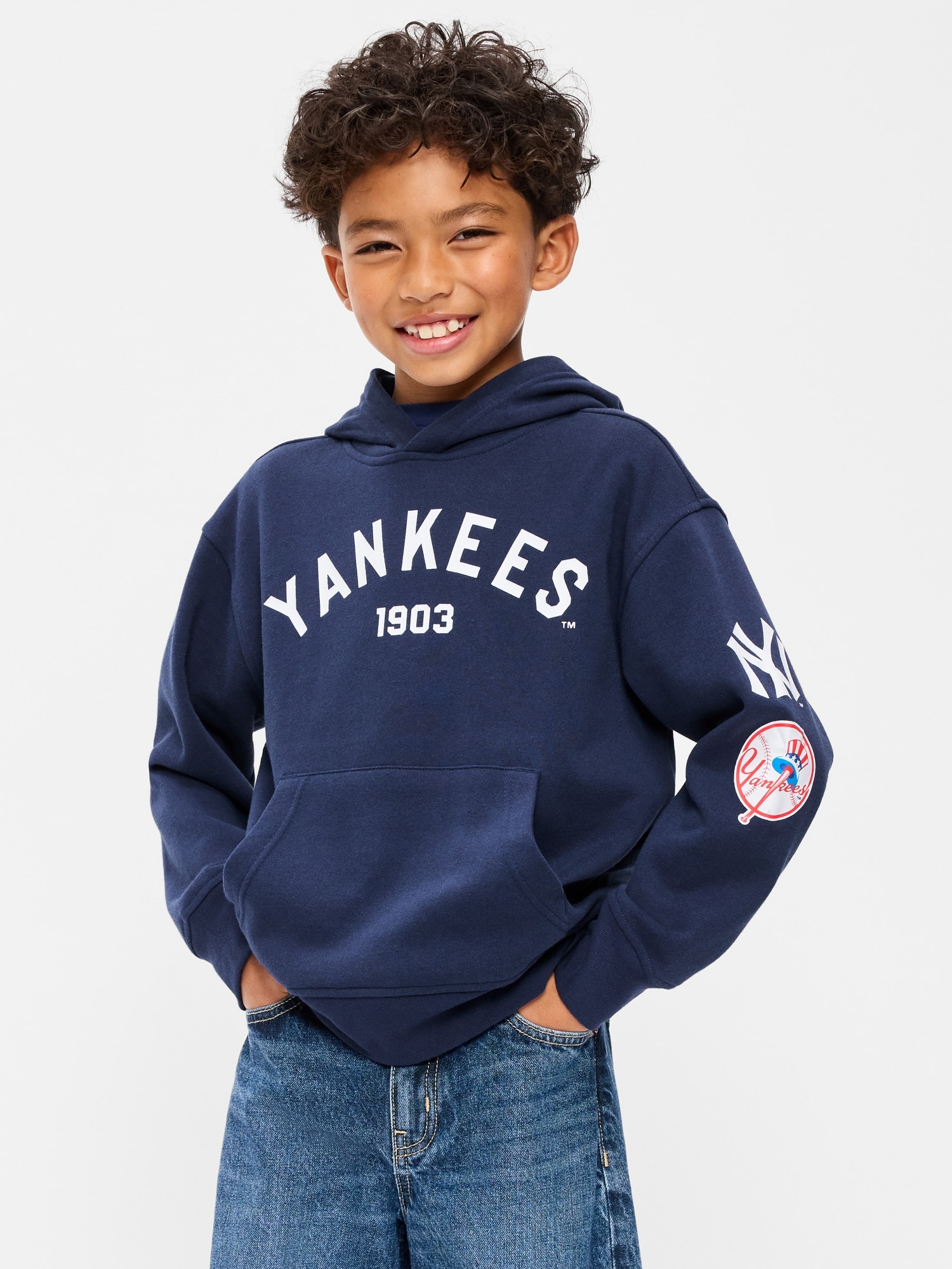 New York Yankees Gender-Neutral Pullover Hoodie for Kids
