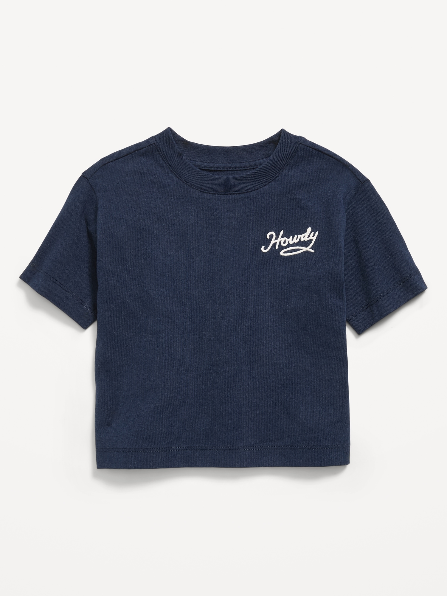 Oversized Short-Sleeve Boxy Graphic T-Shirt for Toddler Boys
