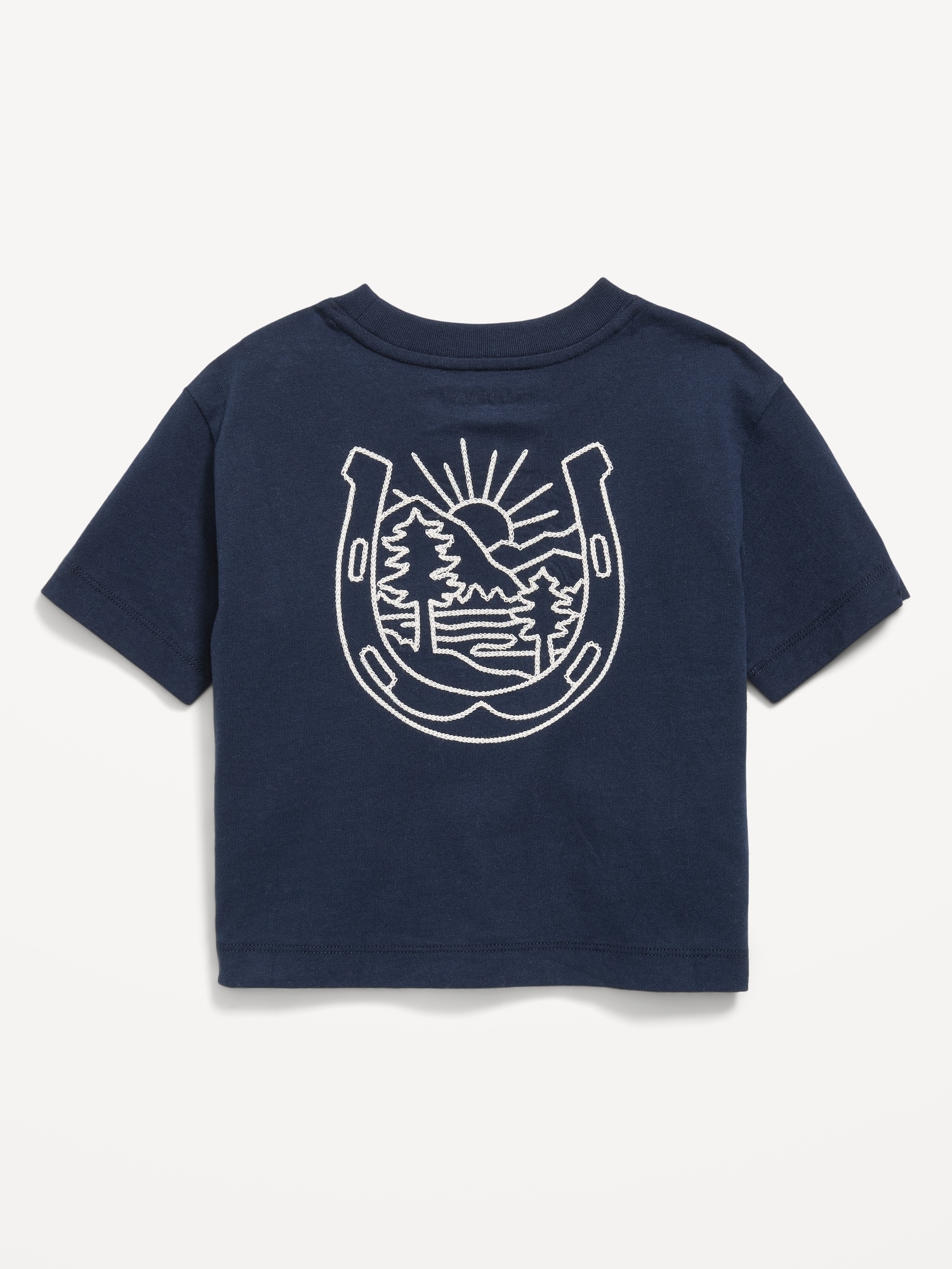 Oversized Short-Sleeve Boxy Graphic T-Shirt for Toddler Boys