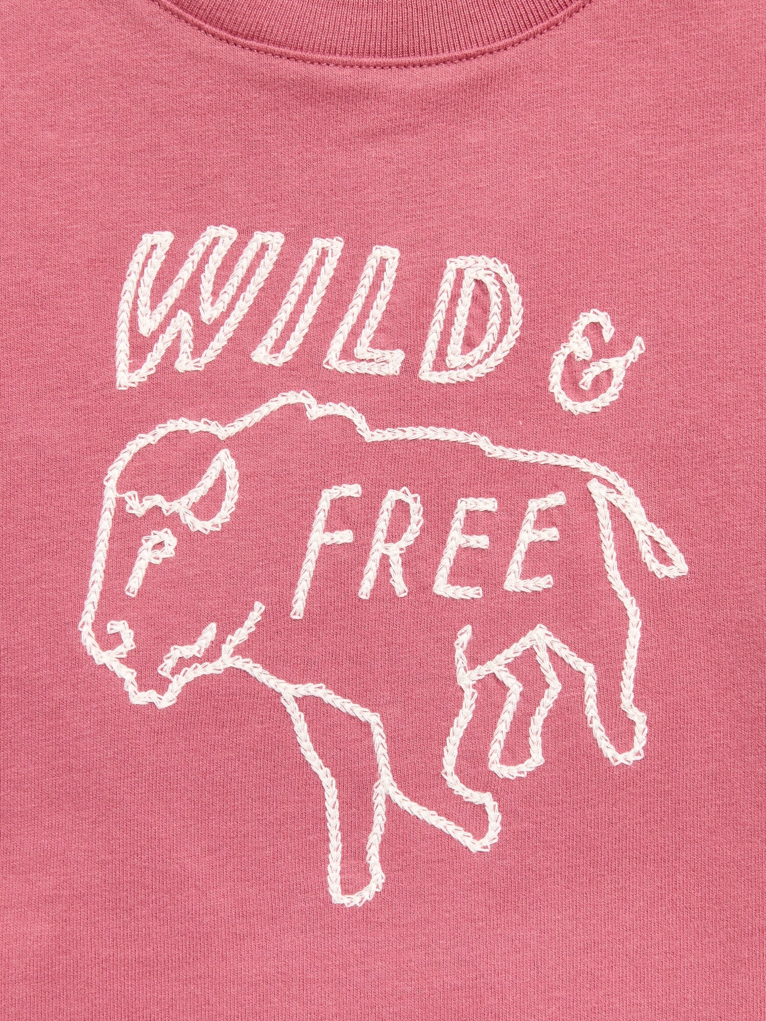 Футболка Old Navy Oversized Short-Sleeve Boxy Graphic T-Shirt для мальчиков-малышей, цвет: Wild & Free — фото 2