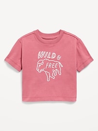 Image number 1 showing, Oversized Short-Sleeve Boxy Graphic T-Shirt for Toddler Boys