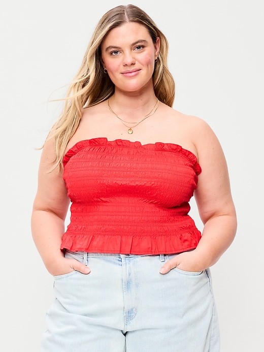 Image number 7 showing, Smocked Bodice Tube Top