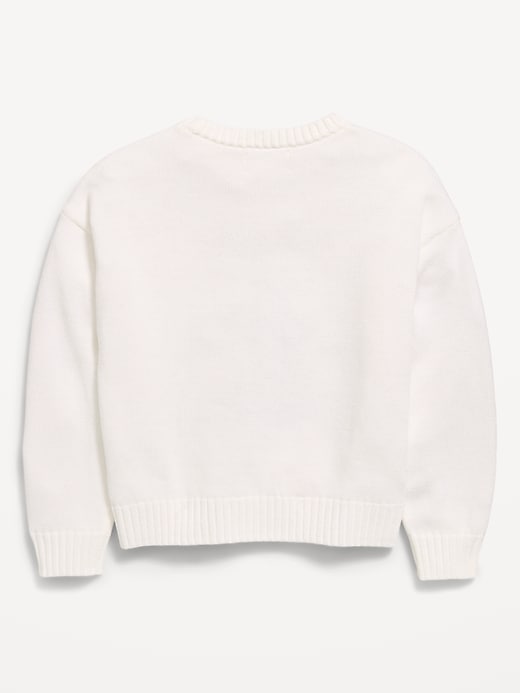 Image number 2 showing, Long-Sleeve Pullover Sweater for Girls