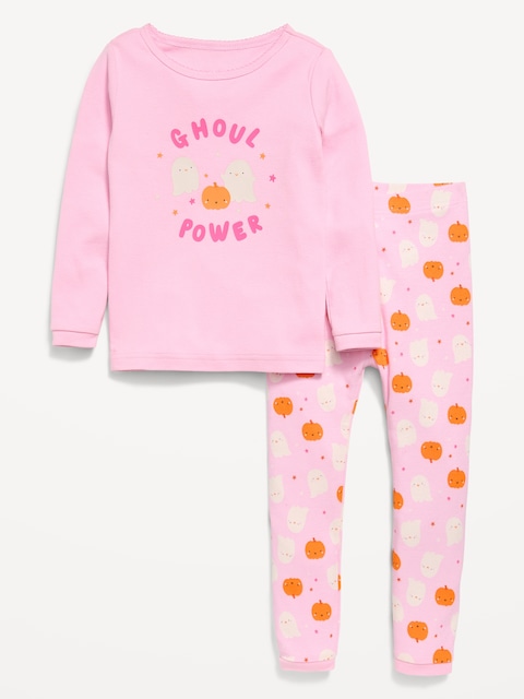 Snug-Fit Graphic Pajama Set for Toddler & Baby