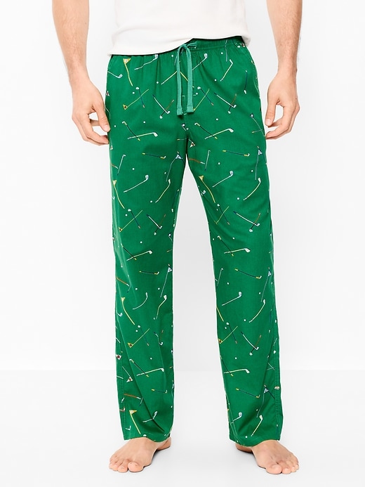 Image number 1 showing, Poplin Pajama Pant