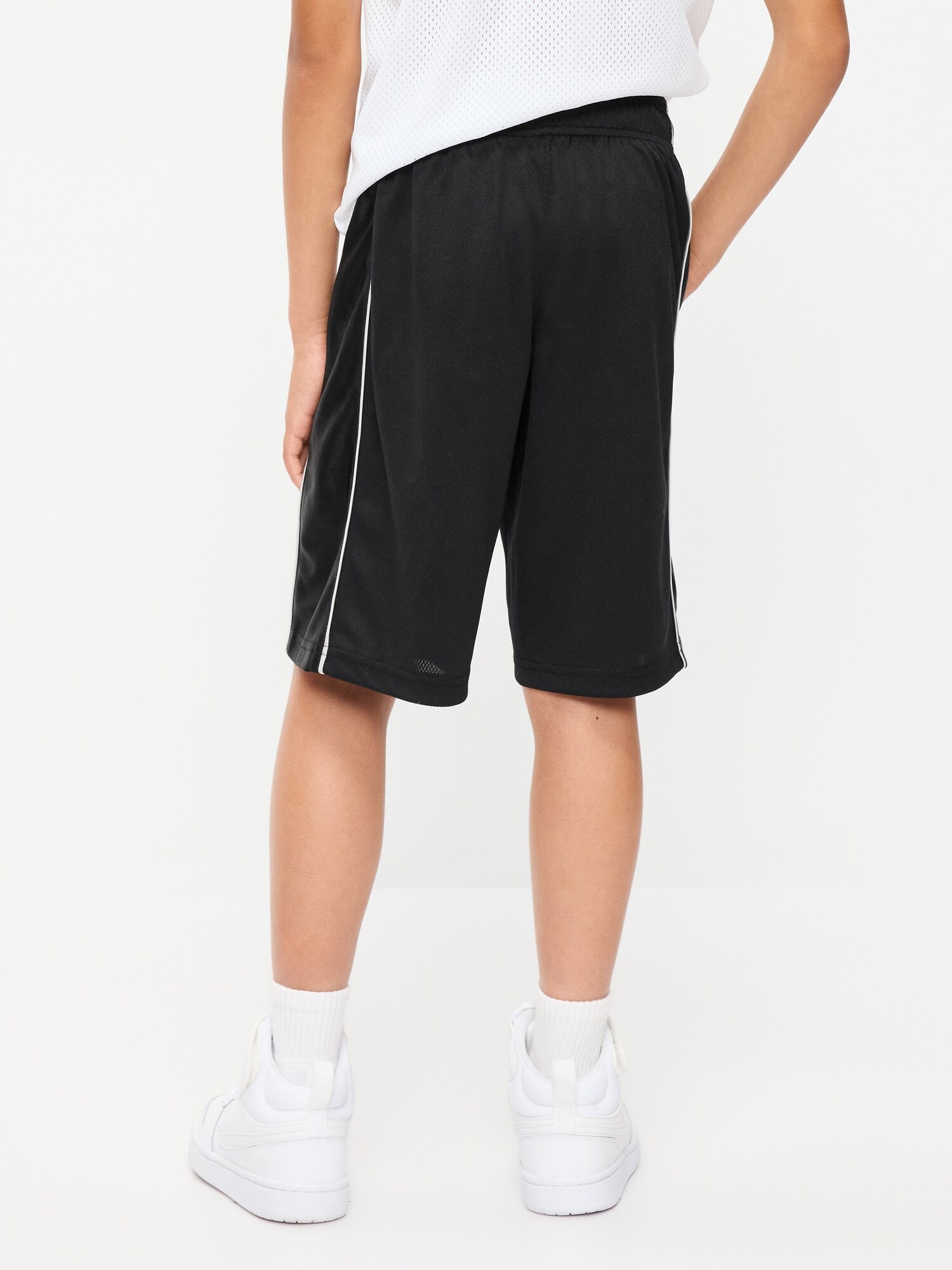 Below Knee Baggy Mesh Basketball Shorts for Boys