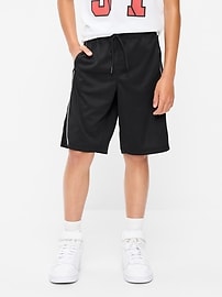 Image number 2 showing, Below Knee Baggy Mesh Basketball Shorts for Boys