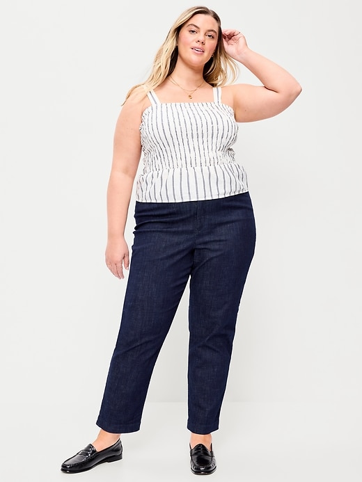 Image number 8 showing, High-Waisted Pixie Straight Pants