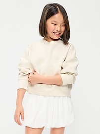 Image number 1 showing, Bounce Fleece V-Neck Sweatshirt for Girls