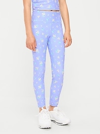 Image number 1 showing, High-Waisted PowerSoft 7/8 Leggings for Girls