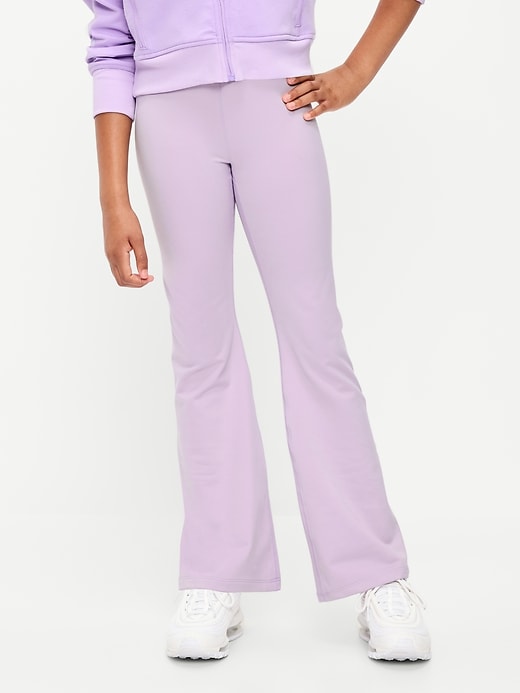 Image number 1 showing, High-Waisted StudioSmooth Flared Leggings for Girls