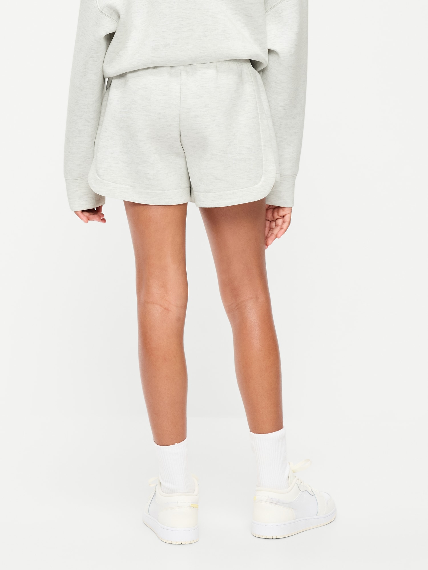 Bounce Fleece High-Waisted Shorts for Girls