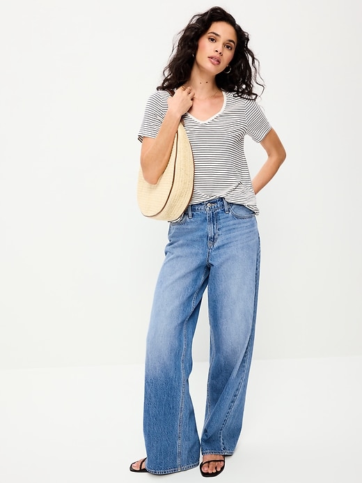 Image number 3 showing, Luxe V-Neck T-Shirt