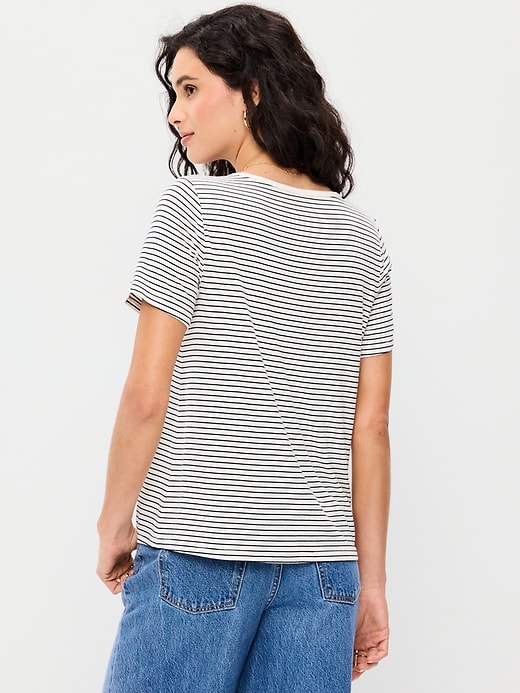 Image number 2 showing, Luxe V-Neck T-Shirt