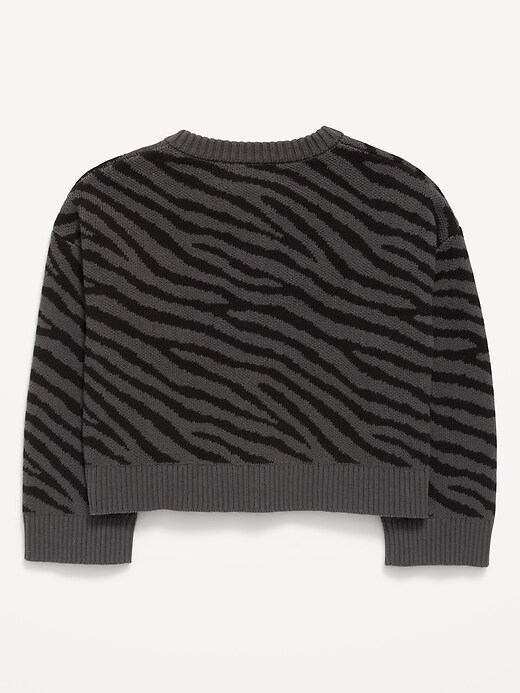 Image number 3 showing, Cozy Button-Front Cardigan Sweater for Girls