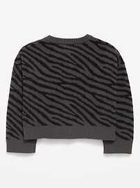 Image number 3 showing, Cozy Button-Front Cardigan Sweater for Girls