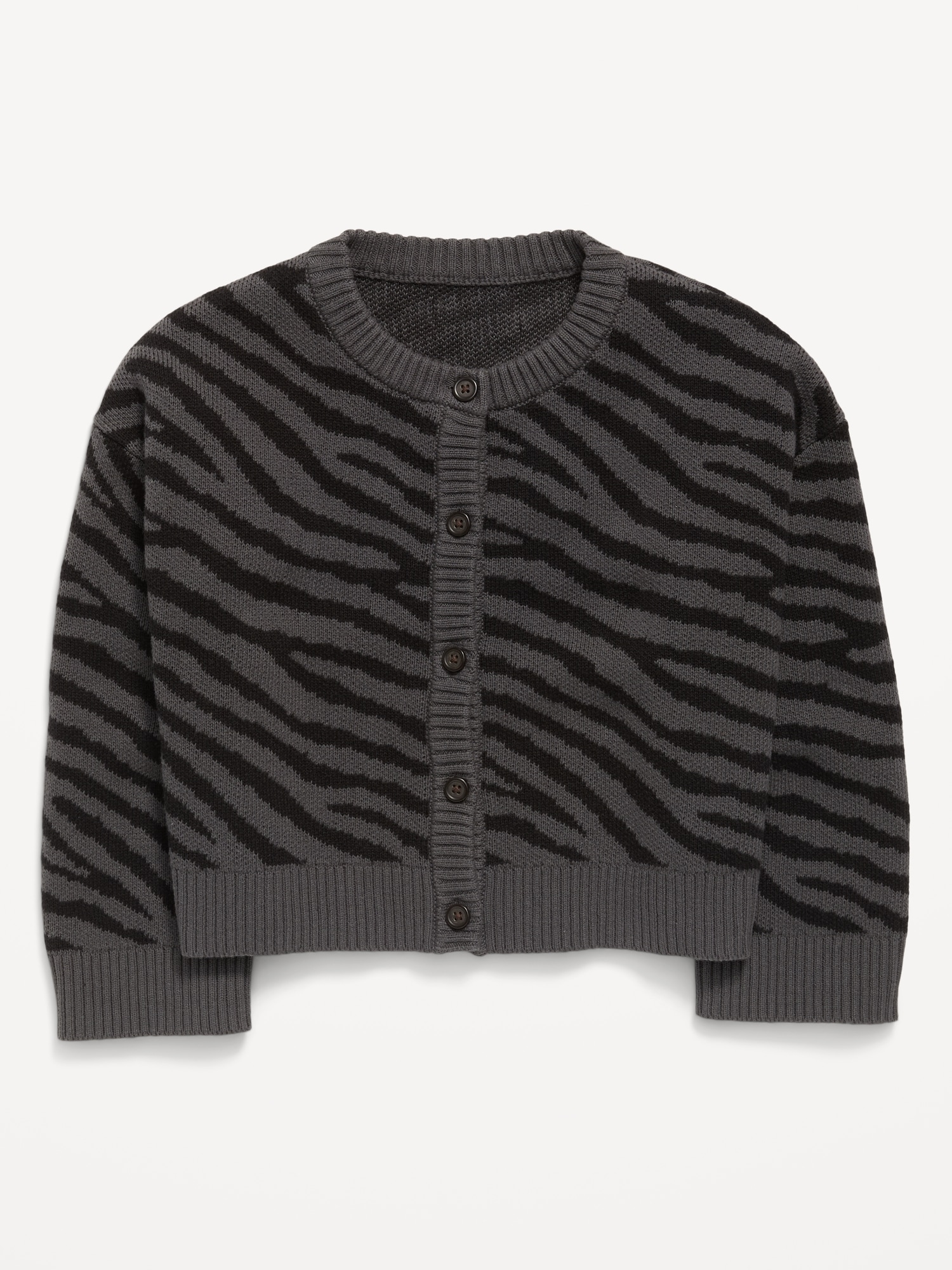 Cozy Button-Front Cardigan Sweater for Girls