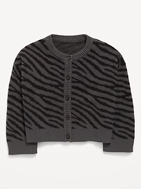 Image number 2 showing, Cozy Button-Front Cardigan Sweater for Girls