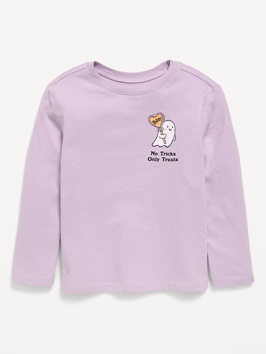 Image number 1 showing, Long-Sleeve Unisex Graphic T-Shirt for Toddler