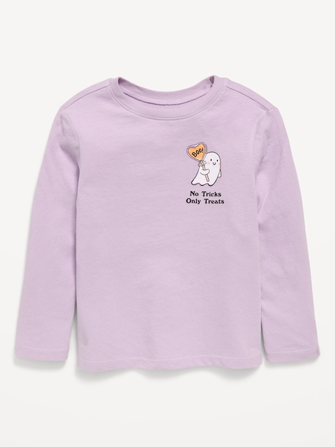 Long-Sleeve Unisex Graphic T-Shirt for Toddler