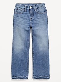 Image number 1 showing, High-Waisted Baggy Wide-Leg Jeans for Girls