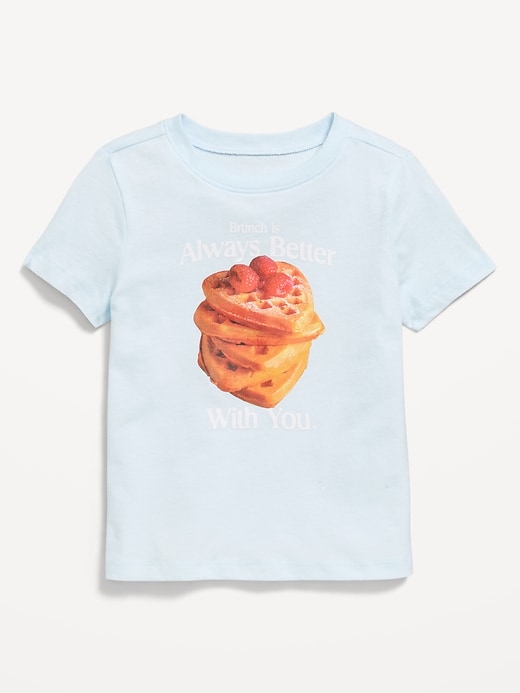 Image number 1 showing, Short-Sleeve Graphic T-Shirt for Toddler Girls