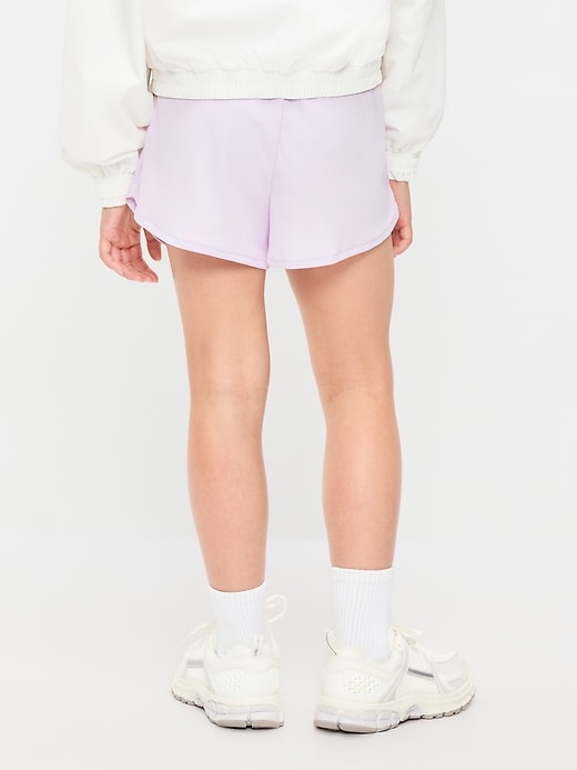 Image number 2 showing, High-Waisted Mesh Dolphin-Hem Shorts for Girls