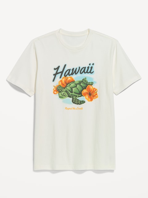 Soft-Washed Crew-Neck Graphic T-Shirt