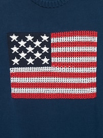 Image number 3 showing, Crew-Neck Flag Sweater