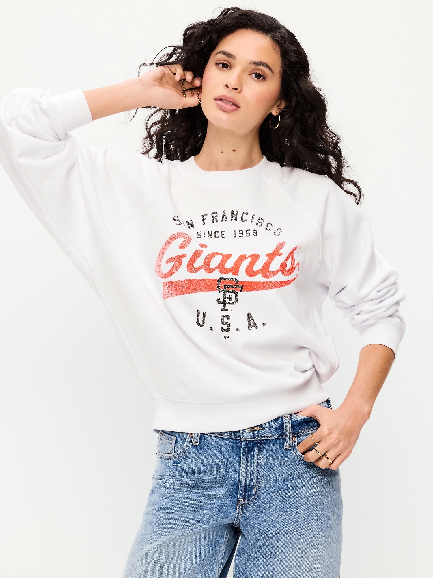 San Francisco Giants Raglan Sweatshirt for Women