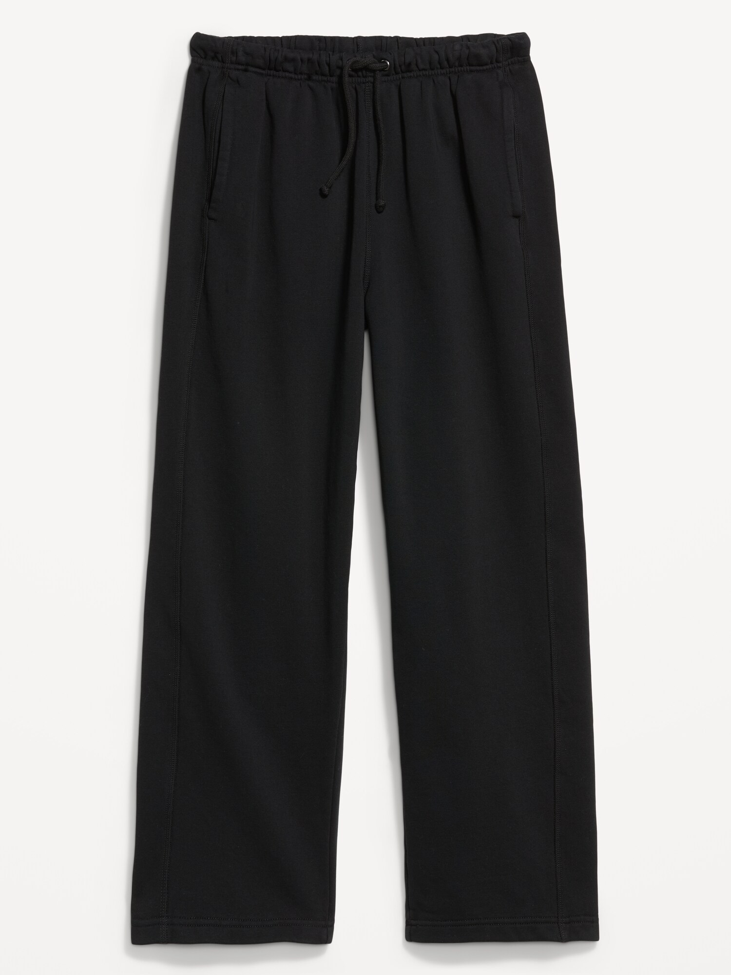 Мужские брюки Old Navy Heavyweight Baggy Sweatpants, цвет: Чёрный — фото 5