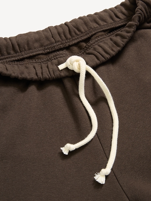 Image number 6 showing, High-Waisted Fleece Wide-Leg Sweatpants