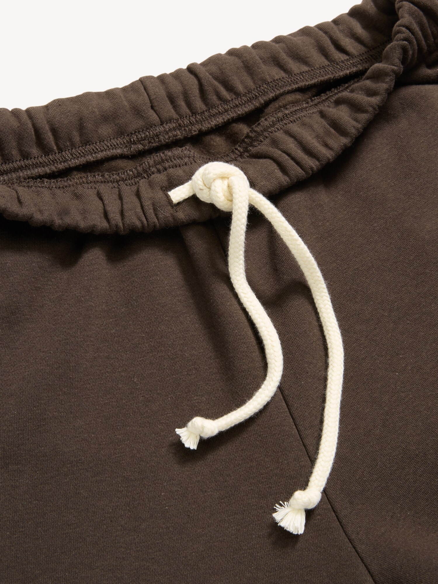 Женские брюки Old Navy High-Waisted Fleece Wide-Leg Sweatpants, цвет: Чёрный кофейный — фото 6