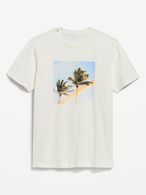 Soft-Washed Crew-Neck Graphic T-Shirt