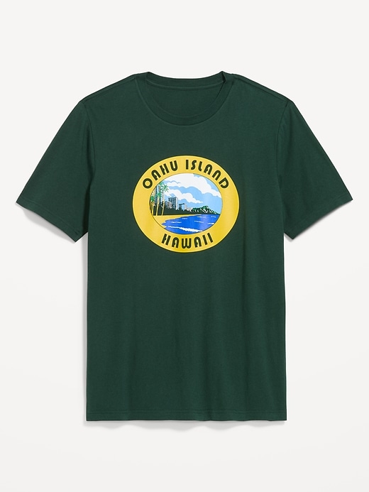 Image number 2 showing, Soft-Washed Crew-Neck Graphic T-Shirt