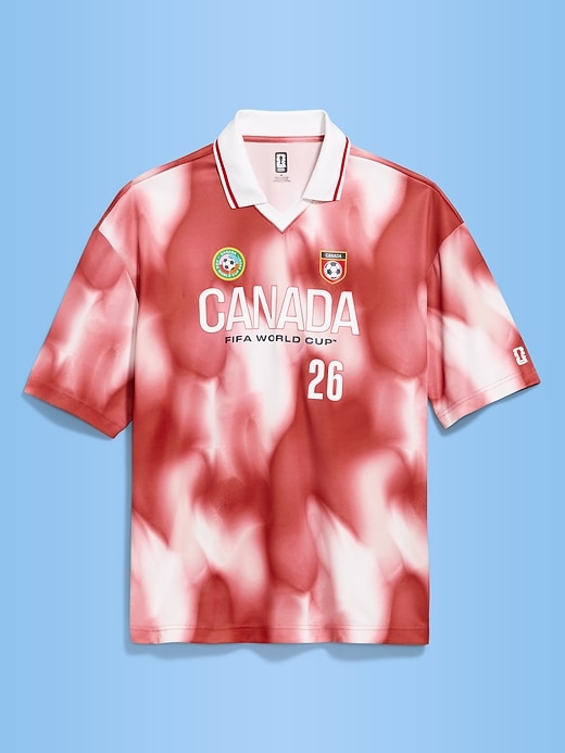 Image number 1 showing, FIFA World Cup 26™ Canada Lifestyle Collared Jersey T-Shirt for Men
