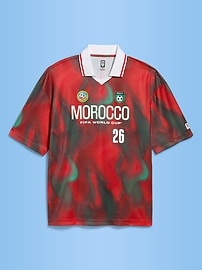 Image number 1 showing, FIFA World Cup 26™ Morocco Lifestyle Collared Jersey T-Shirt for Men