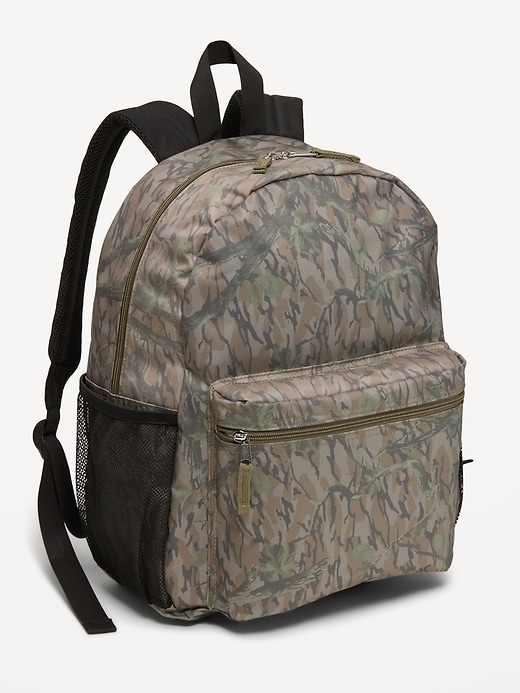 Image number 1 showing, Camo Canvas Backpack for Boys