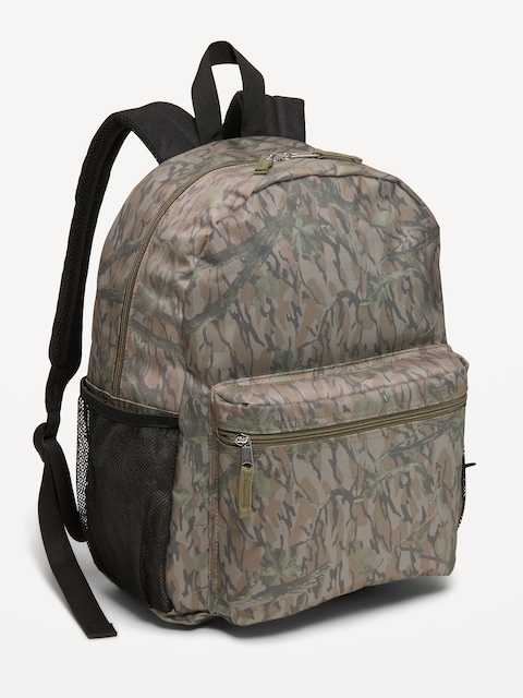 Camo Canvas Backpack for Boys