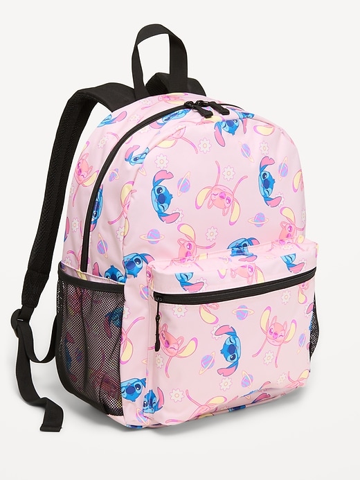 Image number 1 showing, Disney© Stitch and Angel Canvas Backpack for Girls