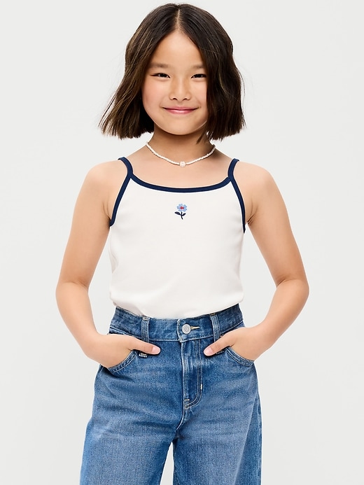 Image number 1 showing, Fitted Graphic Cami for Girls