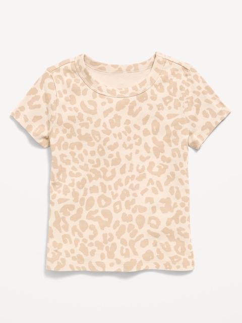 Fitted Short-Sleeve T-Shirt for Girls