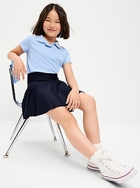 Image number 3 showing, High-Waisted PowerSoft Skort for Girls