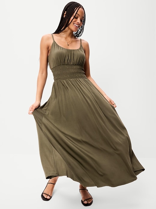 slim fit dress slacks Venus Smocked Dress at Modern Citizen