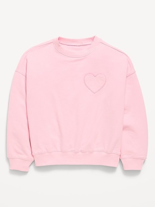 Image number 1 showing, Favorite Fleece Oversized Tunic Sweatshirt for Girls