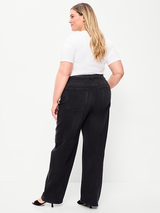 Image number 5 showing, Low-Rise Loose Jeans