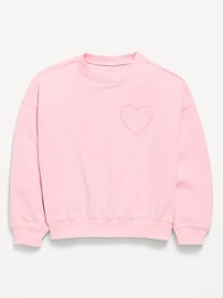 Image number 1 showing, Favorite Fleece Oversized Tunic Sweatshirt for Girls