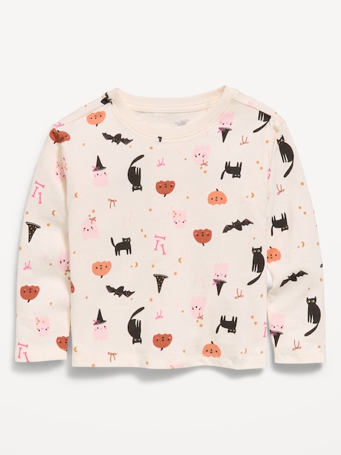 Printed Long-Sleeve T-Shirt for Toddler Girls