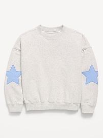Image number 1 showing, Favorite Fleece Oversized Tunic Sweatshirt for Girls
